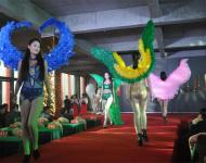 靚麗的模特帶來精彩的節目表演——維密秀翅膀