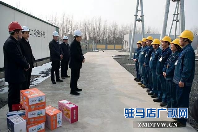 胡建輝帶隊走訪慰問一線工作人員