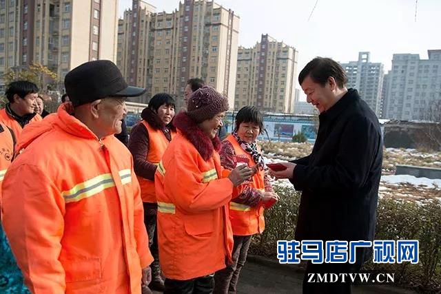 胡建輝帶隊走訪慰問一線工作人員