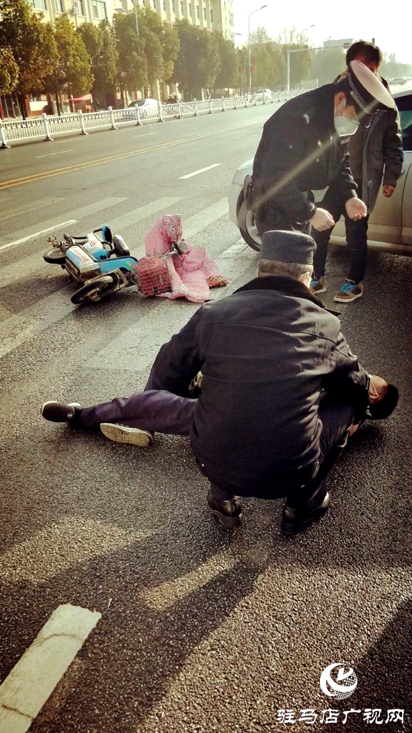 遂平縣公安局巡特警大隊及時救助受傷群眾