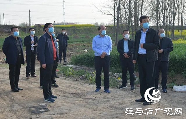 上蔡縣領導李衛明調研督導大氣污染防治重點城建項目工作