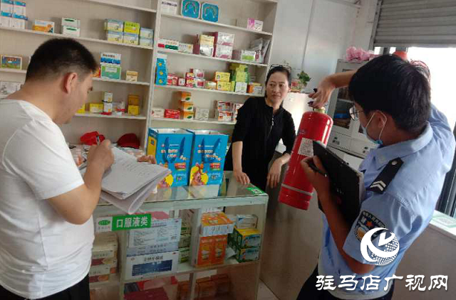 遂平縣公安局文城派出所開展“雙節”前消防安全檢查