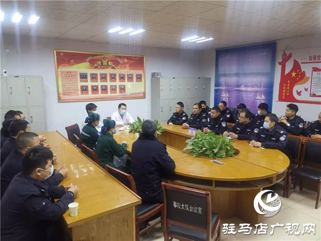 駐馬店市交警支隊聯合醫院開展“四位一體”應急救援培訓