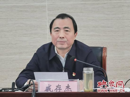 戚存杰走進駐馬店技師學院開展思想政治教育