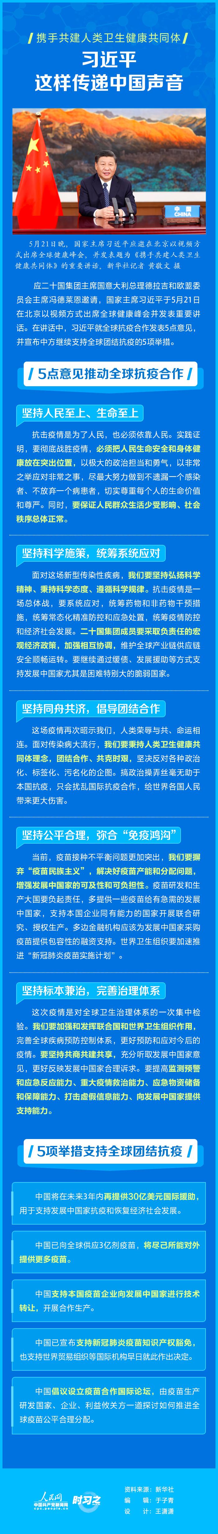 攜手共建人類衛生健康共同體 習近平這樣傳遞中國聲音