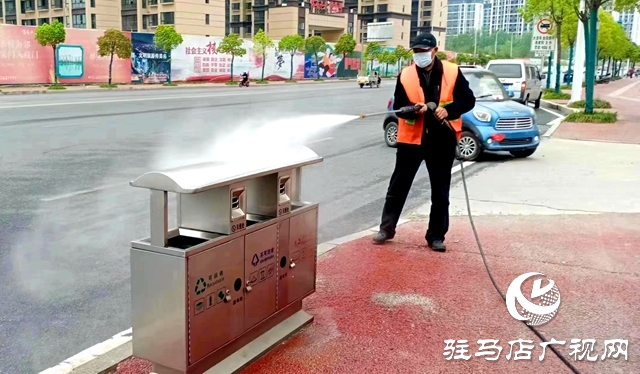 駐馬店高新區城市管理局：扎實開展路面沖洗 全面提升市容環境