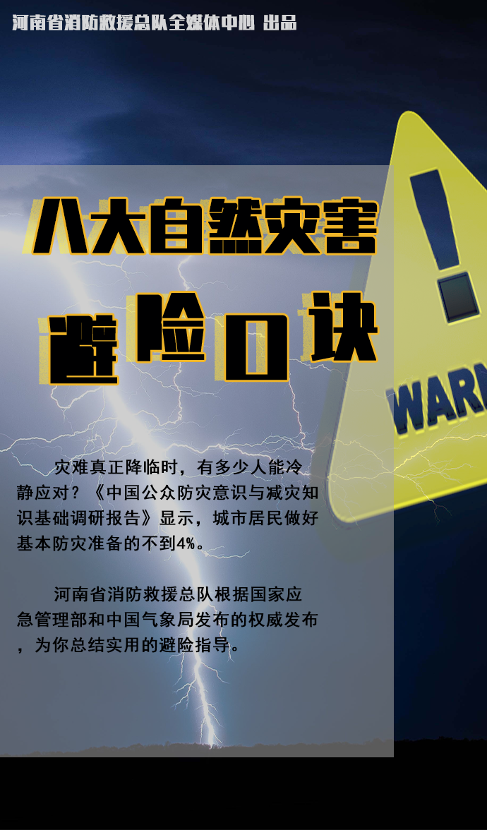 防災(zāi)減災(zāi)宣傳周開啟!這些知識必須知道!