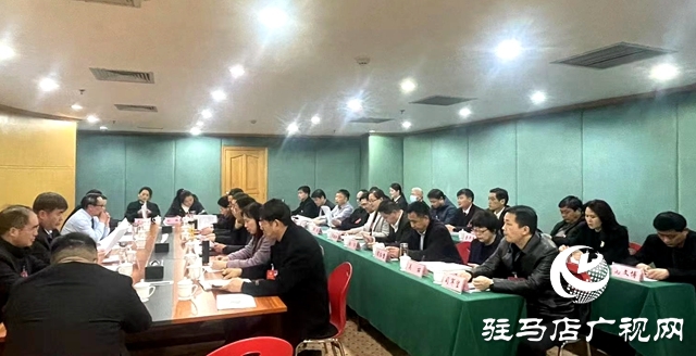 駐馬店市政協五屆二次會議召開第四次委員組會議分組討論審議法檢兩院工作報告等文件