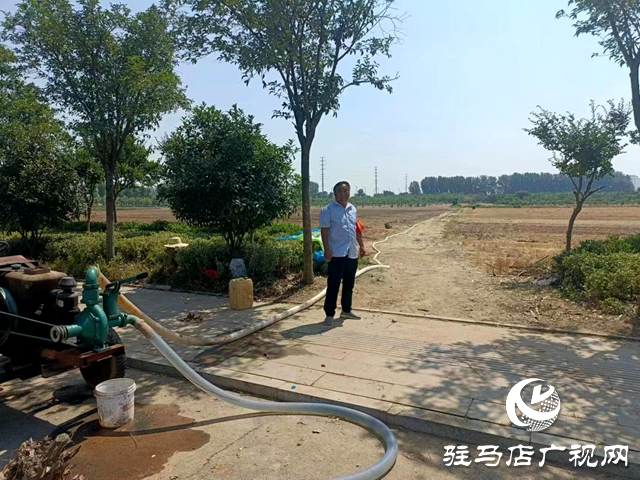 遂平縣車站街道全力以赴做好抗旱保收工作