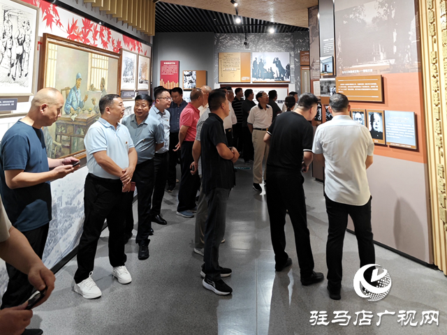 鄭州市南陽商會宛商聯絡中心一行到確山縣竹溝革命紀念館開展紅色研學活動