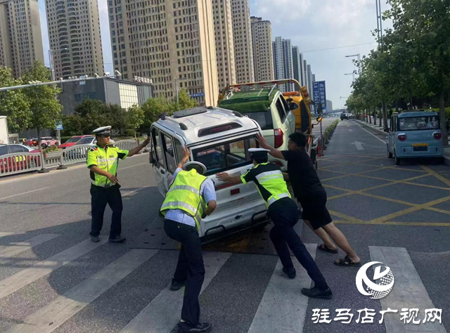 駐馬店市城鄉一體化示范區交警大隊：開展交通秩序整治維護高鐵站“窗口形象”