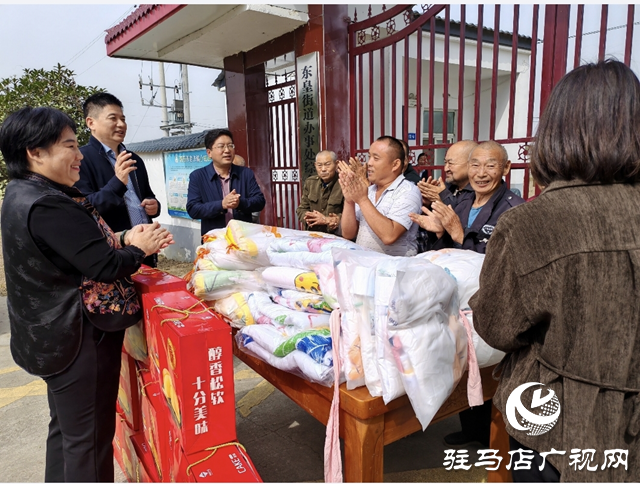 平輿縣：愛心企業積極捐贈 老人們溫暖過節