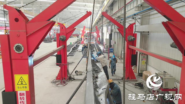駐馬店中天金駿車輛:智能化生產(chǎn)線火力全開 訂單爆滿沖刺半年紅
