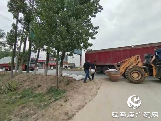新蔡縣孫召鎮:貨車貨物遺落公路 基層干部暖心相助