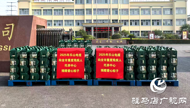 河南樂山電纜端午送溫情  愛心粽暖駐馬店殘障群體
