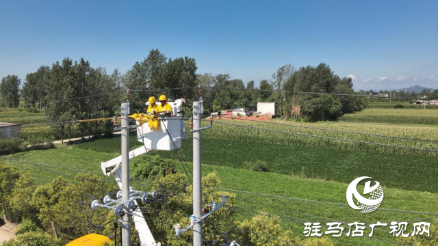 國網(wǎng)確山縣供電公司:進(jìn)行帶電接火作業(yè) 確保線路不停電