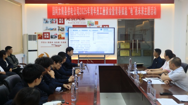 國網汝南縣供電公司:舉辦2025年青年員工座談會暨青春賦能 “電”亮未來主題活動