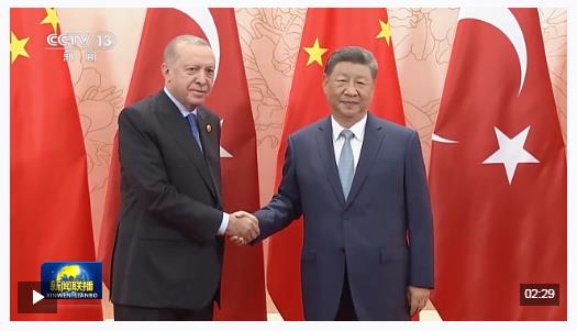 習近平會見土耳其總統埃爾多安