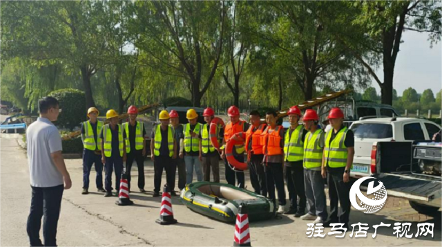 駐馬店聯通西平縣分公司開展實戰防汛演練