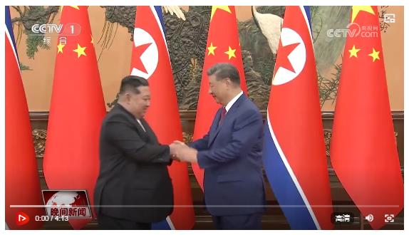 習近平同朝鮮勞動黨總書記、國務委員長金正恩舉行會談