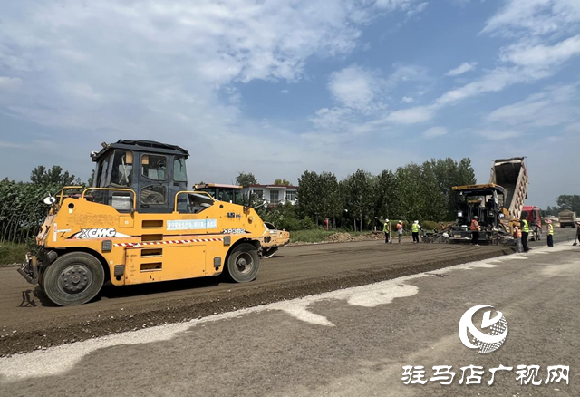 國道107駐馬店境東移改建工程南段全速推進