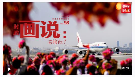 時(shí)政畫說丨石榴紅了