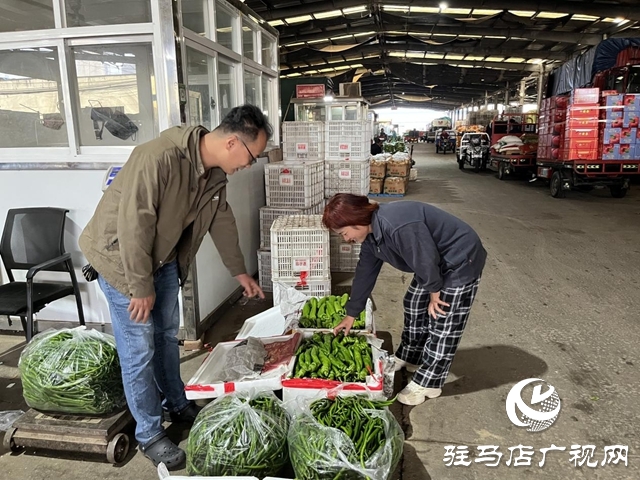 駐馬店市眾信農副產品綜合批發市場：筑牢“雙節”蔬菜、水果保供防線