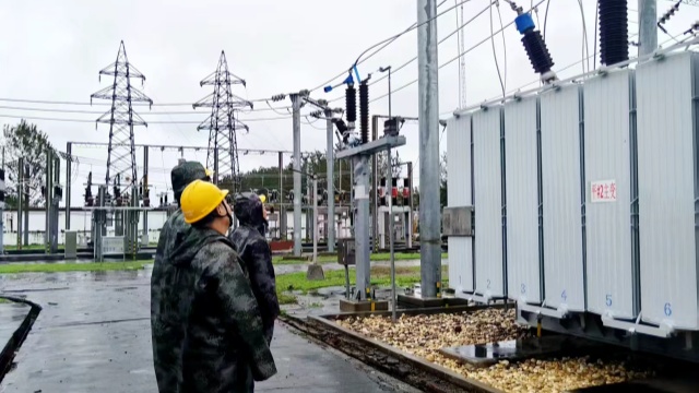 國網平輿縣供電公司：冒雨特巡 確保電網安全穩定運行