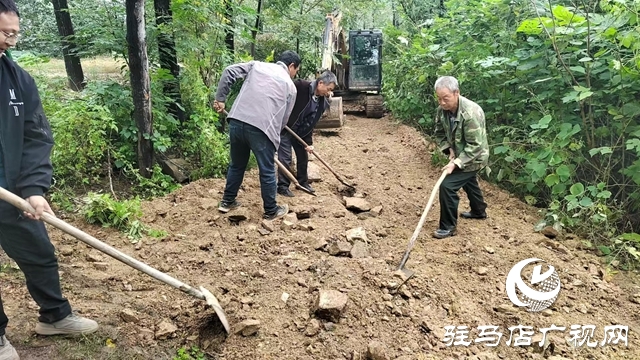 泌陽縣付莊鄉：搶修田間路 護航秋收工作