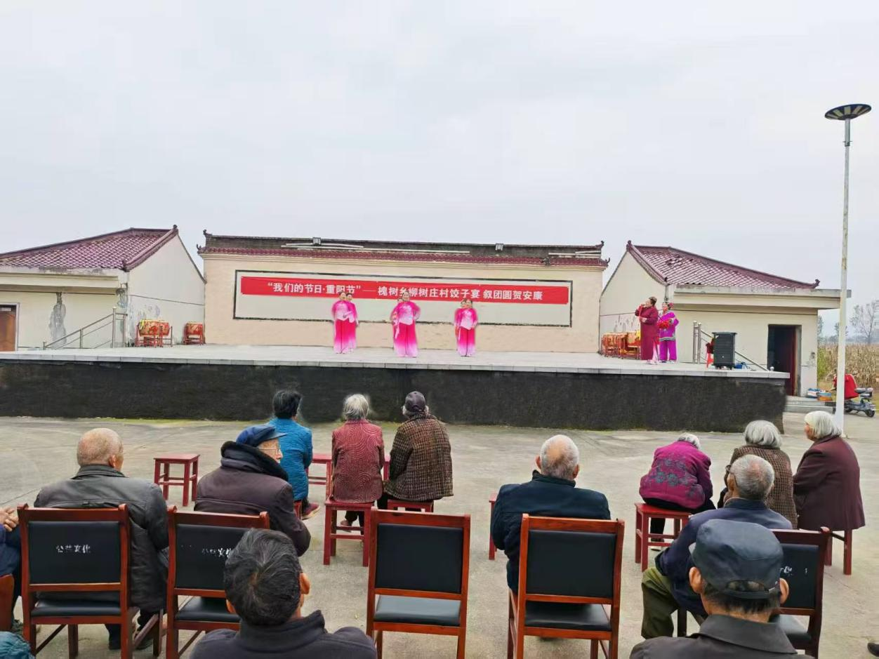 遂平縣槐樹鄉舉辦 “我們的節日·重陽節--餃子宴”活動
