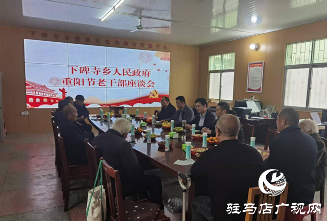 情暖桑榆話重陽 薪火相傳謀發展——泌陽縣下碑寺鄉召開重陽節老干部座談會
