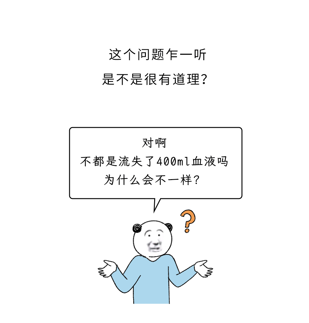 為什么獻(xiàn)血400ml沒事,失血400ml卻很危險(xiǎn)?