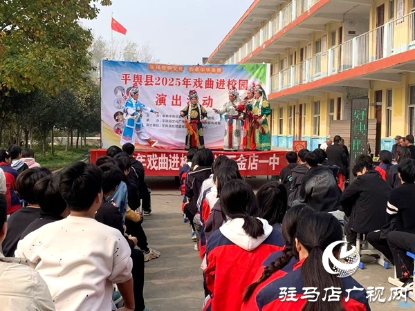 平輿縣萬金店鎮開展戲曲進校園活動