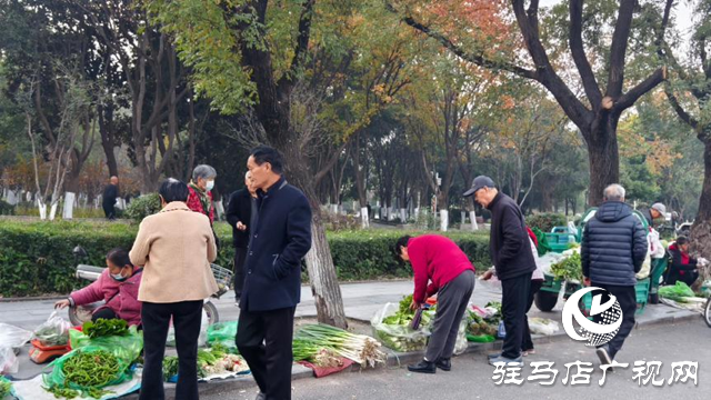 驛城區：設置便民攤位點 讓“煙火氣”與“文明風”共生