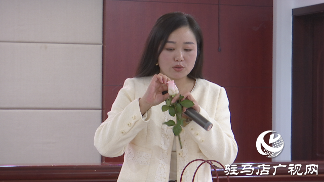 駐馬店市總工會舉行插花公益活動