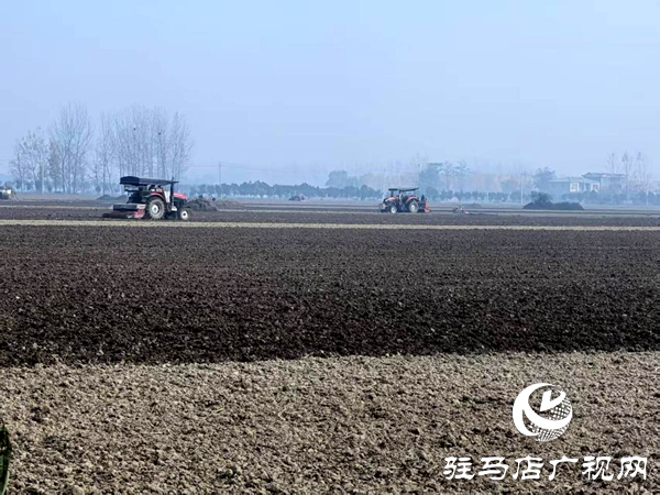 平輿縣射橋鎮：深耕細作搶農時、全面推進旋地播種工作
