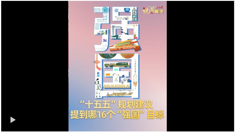 說“聞”解字·“十五五”規劃建議，提到哪16個“強國”目標