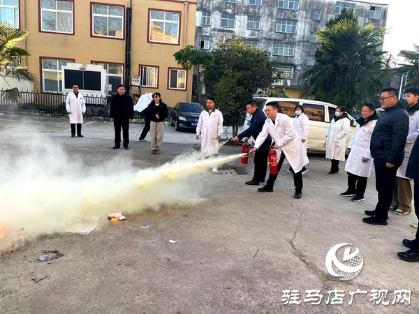 以演筑防 守護安康——平輿縣萬金店鎮衛生院開展冬季消防演練