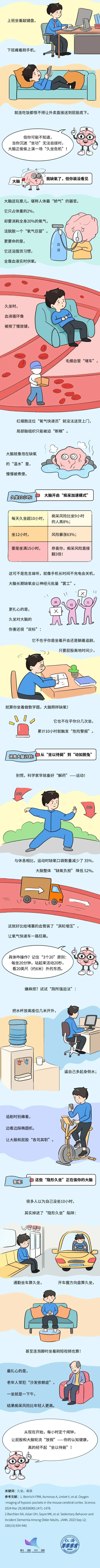 每天久坐超過這個時間，你的大腦便會開啟“癡呆加速模式”