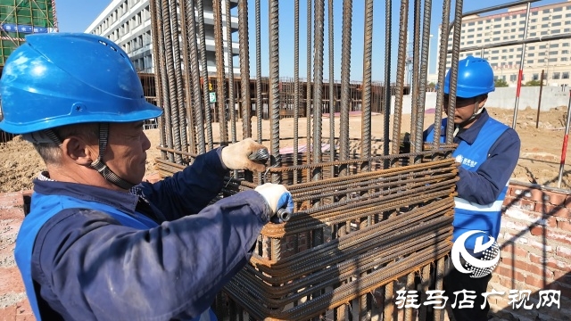 駐馬店市區順河110KV變電站正在加快建設