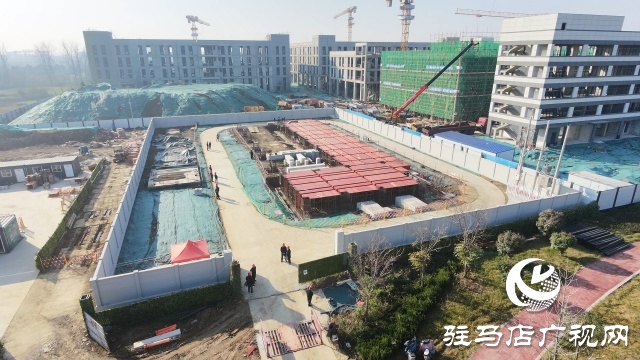 駐馬店市區順河110KV變電站正在加快建設