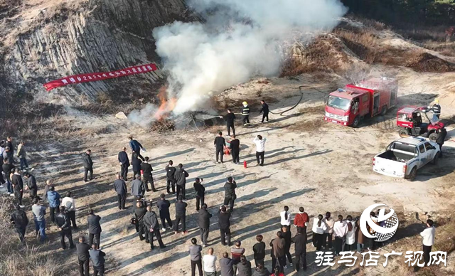 泌陽縣賈樓鄉開展2025年冬季 森林防火應急演練