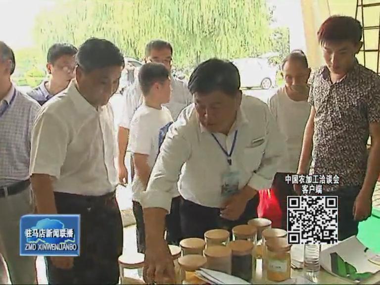 武國定實地察看非物質文化遺產展區和食品加工機械展區