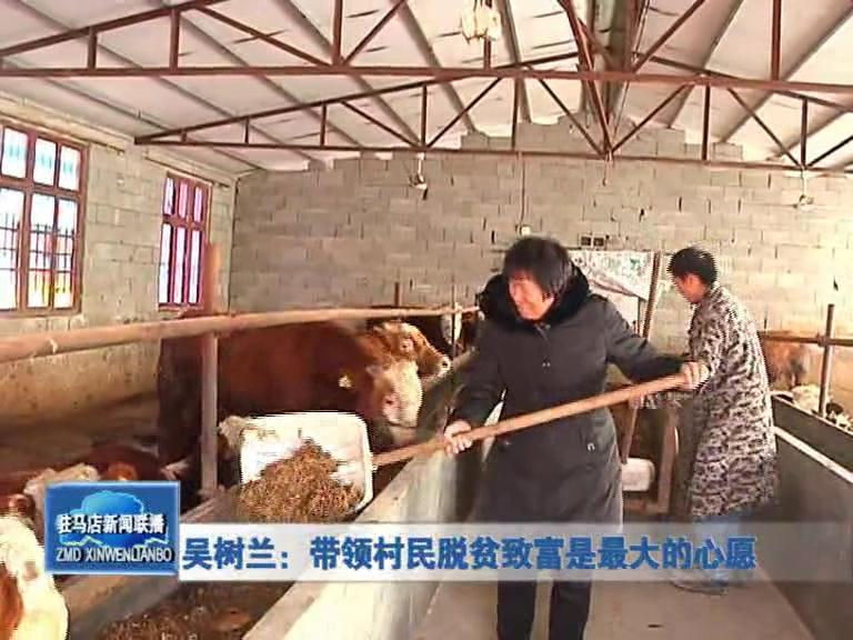 吳樹蘭：帶領村民脫貧致富是最大的心愿